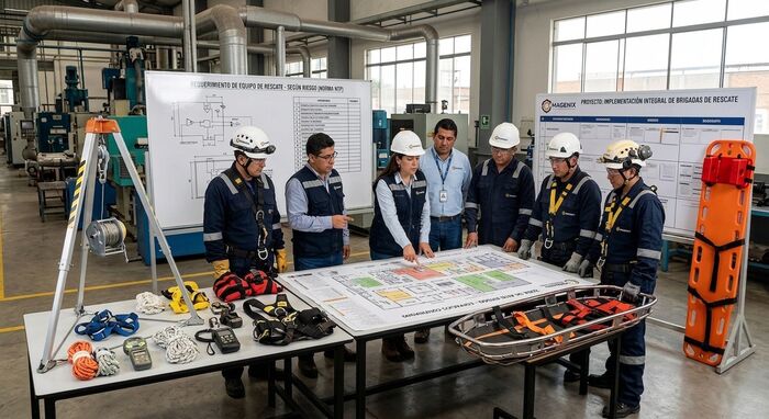 Asesoría a brigadas de rescate y emergencia